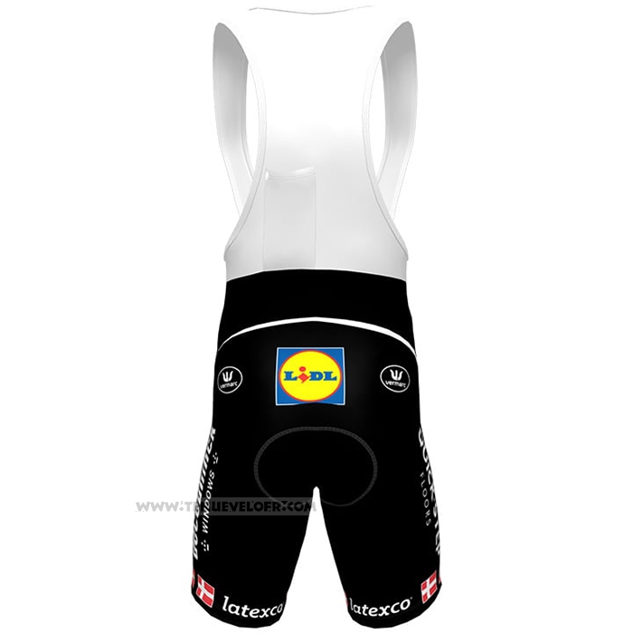 2021 Maillot Cyclisme Deceuninck Quick Step Champion Republique Tcheque Manches Courtes et Cuissard